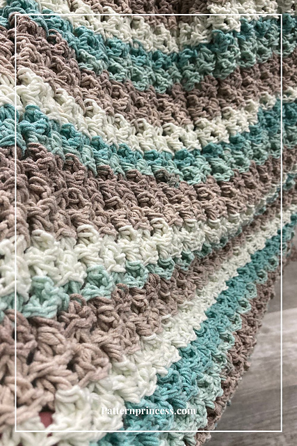 Simple Squishy Crochet Bulky Throw