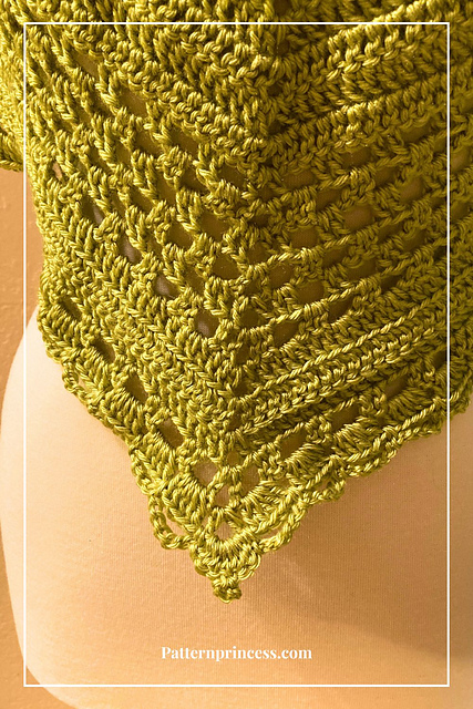 Fun Fresh Triangle Shawl