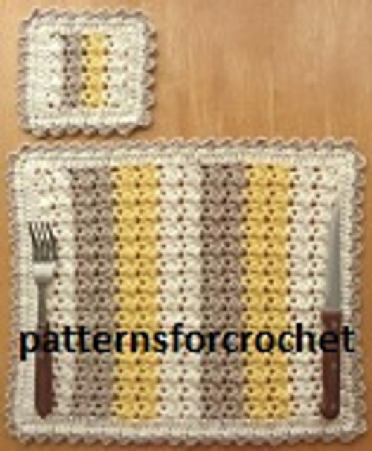 PFC20 Placemat & Coaster