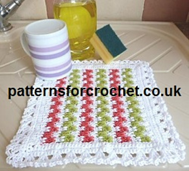 PFC54 Multi Coloured Dishcloth