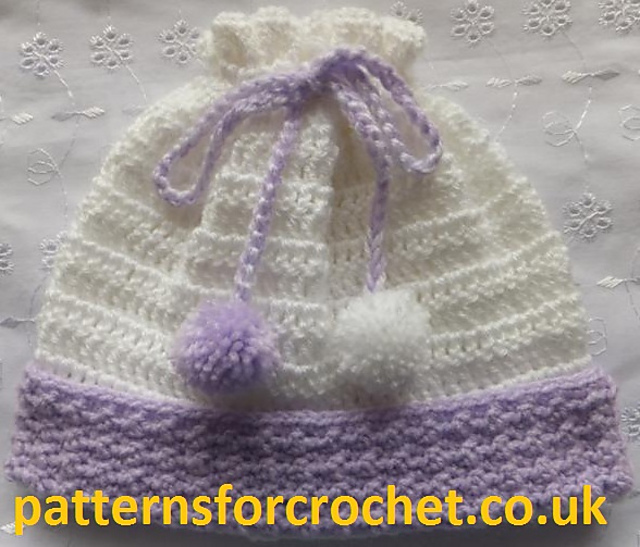Ravelry PFC13 Baby Hat with Bobbles pattern by Crochet 'n' Create