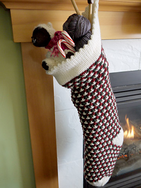Vintage Christmas Stocking