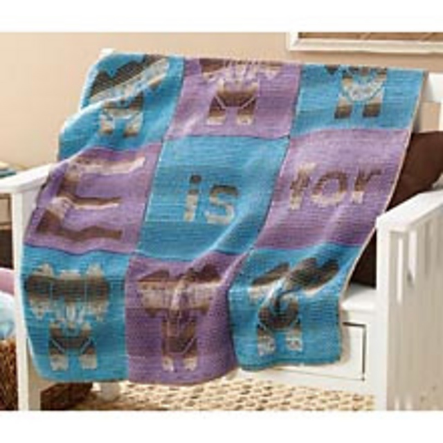 E is for... Baby Blanket