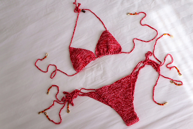 the coral bikini