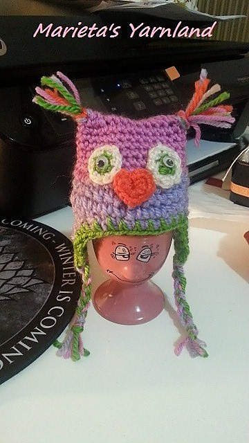 Cozy Owl's Hat for Easter Eggs