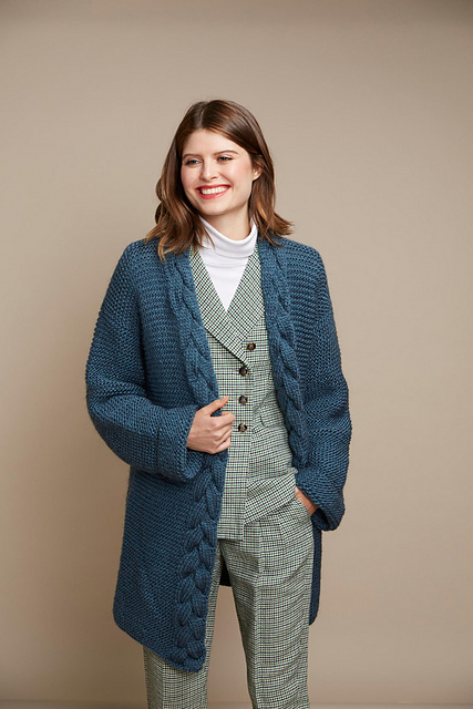 Veste grosse torsade