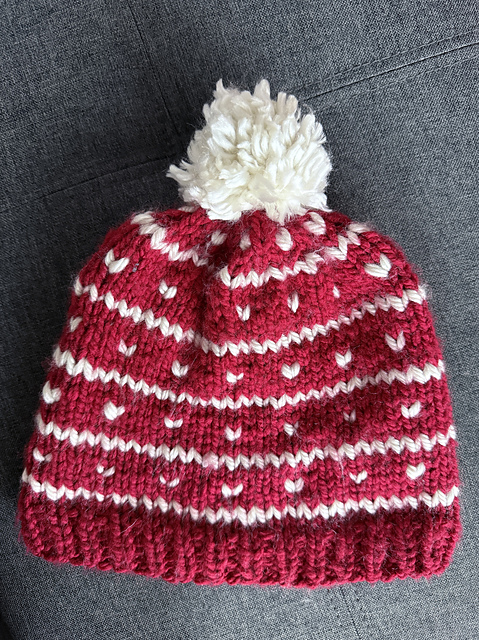 Little hearts beanie