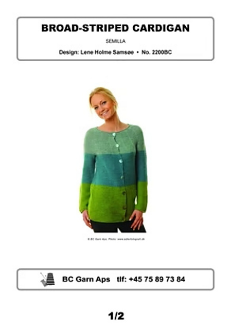 Broad Striped Cardigan BC2200