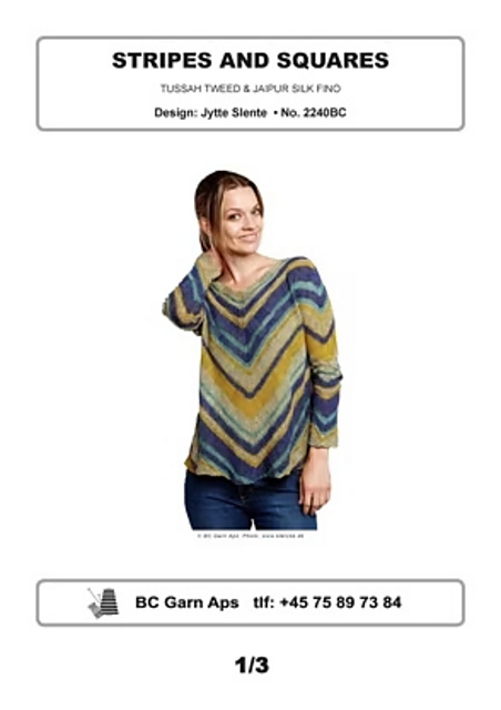 Stripes & Squares Blouse BC2240