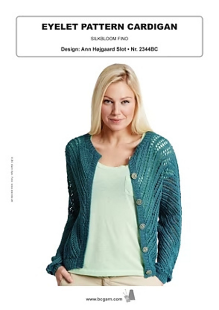 Eyelet Pattern Cardigan BC2344