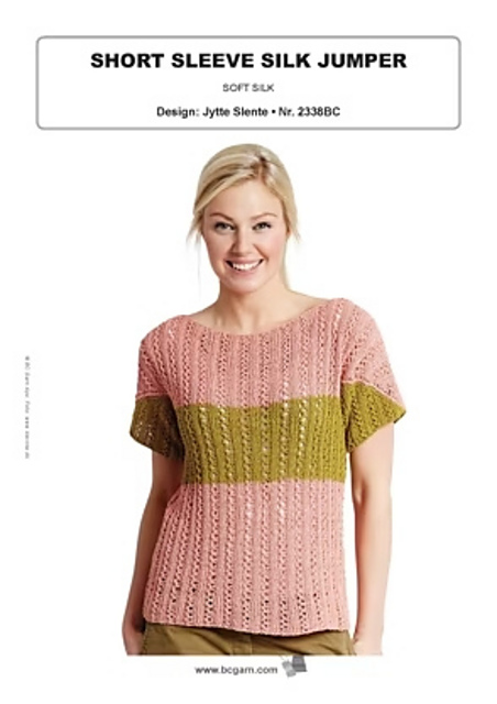 Short Sleeve Silk Jumper BC2338
