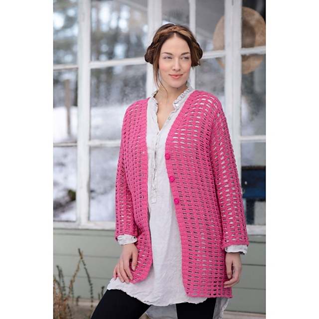 Women's crochet cardigan