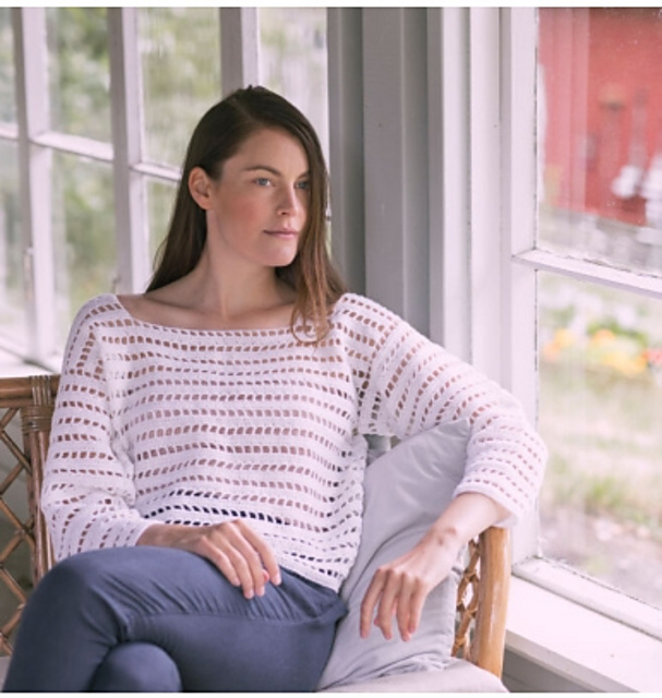 Women's crocheted sweater
