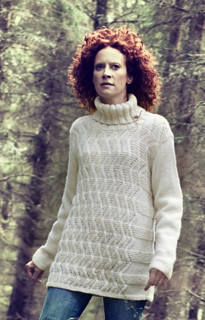 Woman's Patterned Pullover 7VELJ28