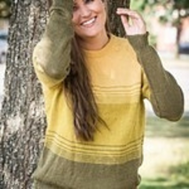 Shirt with Stripe-Effect