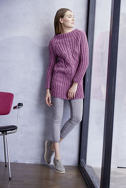 Pullover in Cable Pattern S10127