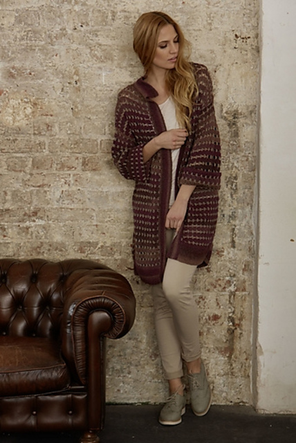 Crocheted jacket S10051A