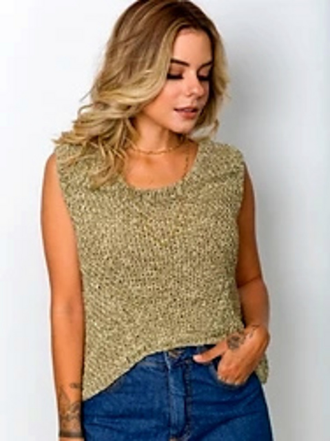 Moss Sleeveless Top