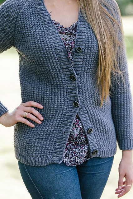 Cardigan and Cowl 7554