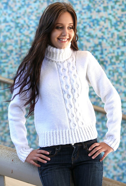 Cable Pullover 7441