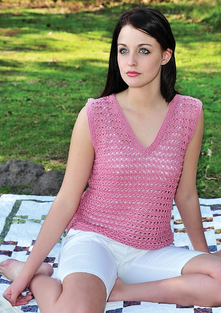 Loopy Lace Vest 7365