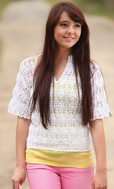 Pineapple Lace Top 7282