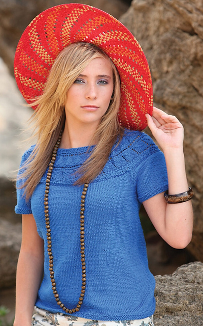Leaf Yoke Pullover 7257