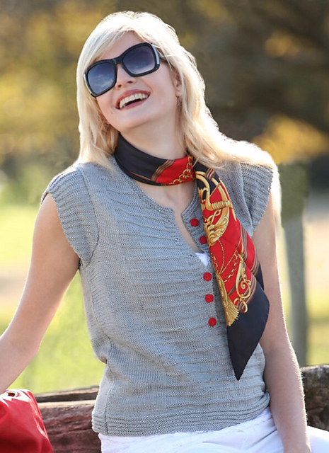 Capped Sleeve Pullover 7148