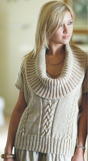 Ravelry: Scoop Cowl Neck Pullover 6922 pattern by Saprotex ...