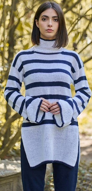 Striped Maxi Sweater