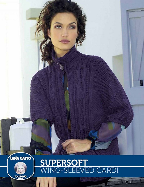 Wing-sleeved Cardi