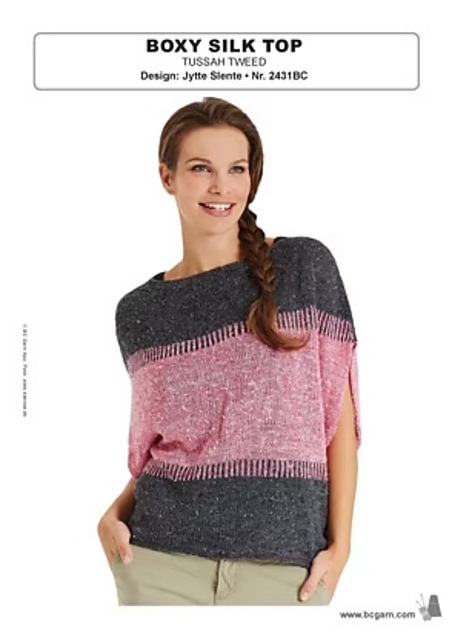 Boxy Silk Top 2431BC