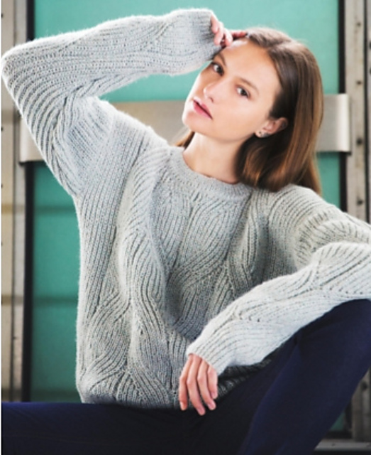 Patterned Sweater M1108