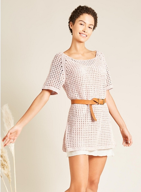 Crochet tunic M1384