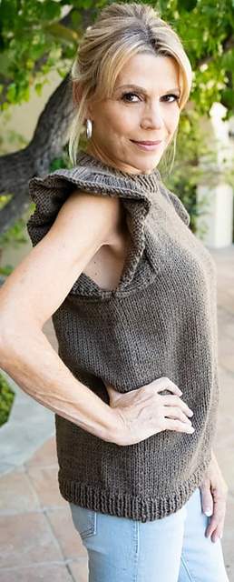 Ruffled Sleeve Top