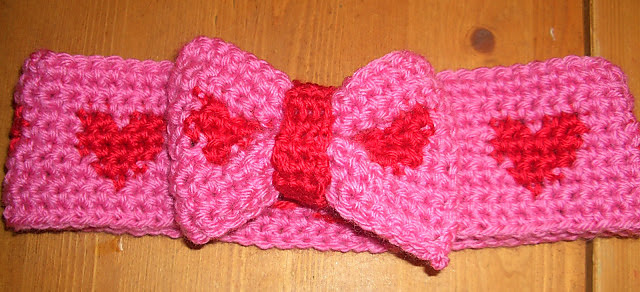Heart Headband with Bow