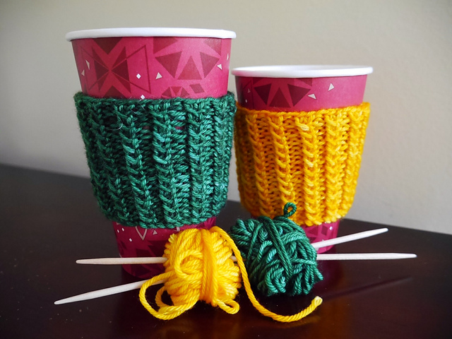 Bamboo Rib Coffee Cozy