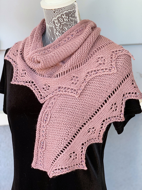 Rain Chain Shawlette