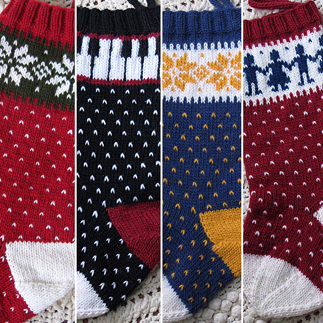 Snowflake Christmas Stocking