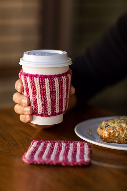 Peppermint Mocha Cup Cozy
