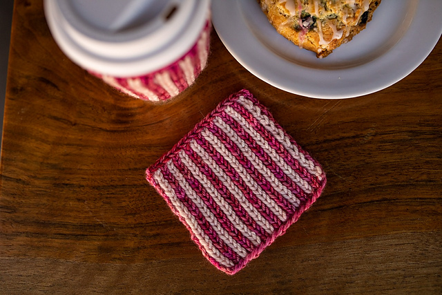 Peppermint Mocha Coaster