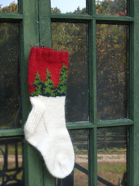 Holiday Forest Socks