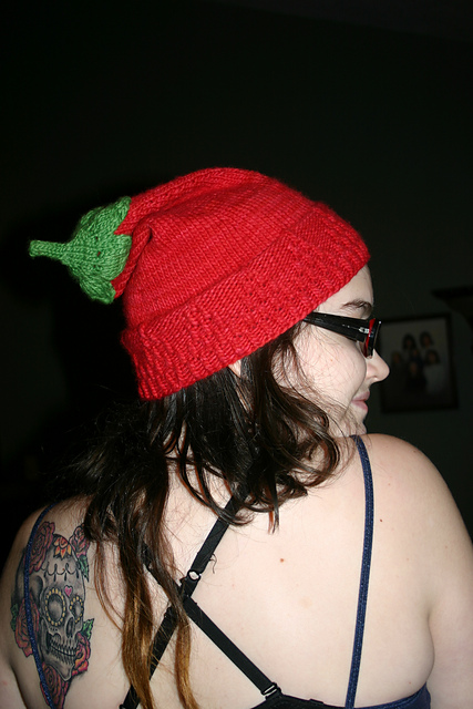 Nightshade Gnome Hat (Chili Pepper,Eggplant)