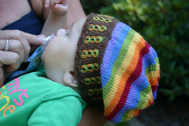 Rainbows and Swallowtail Caterpillars Hat