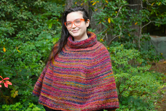 Ravelry: Easy Top-Down Poncho/Capelet pattern by Lorna Pearman