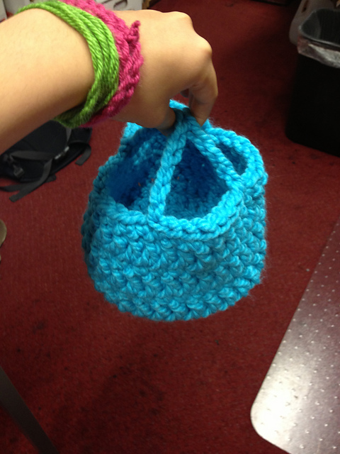 Chunky Crocheted Basket