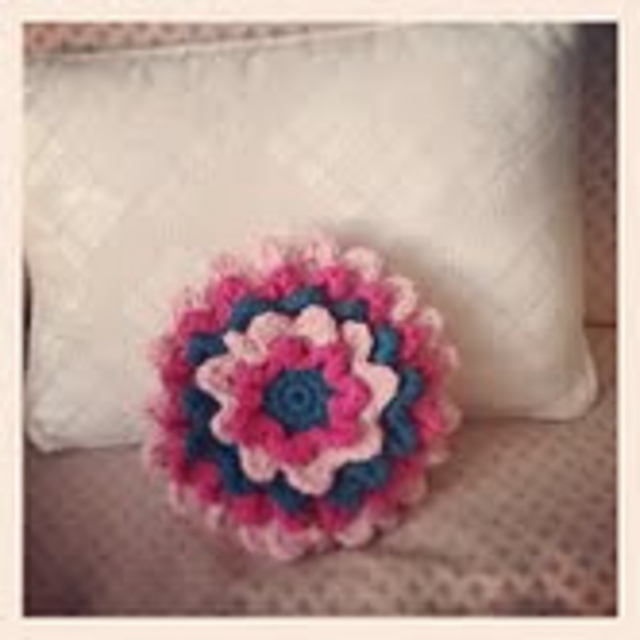 Blooming Flower Cushion