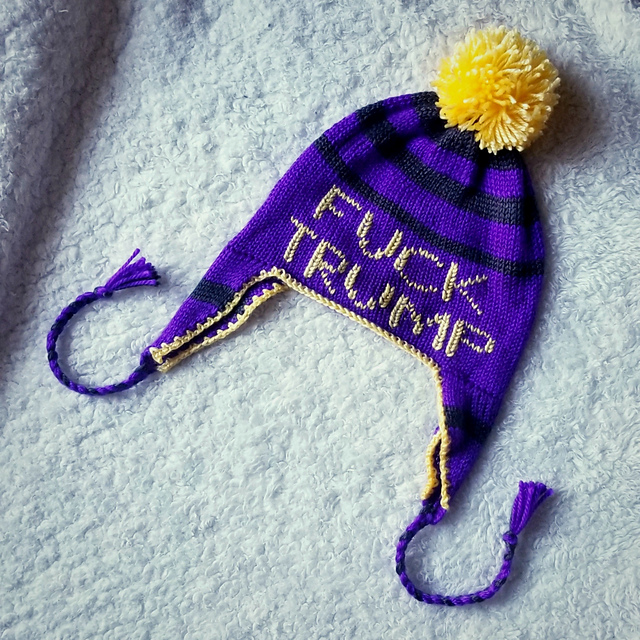 F**k Trump Hat (knit)