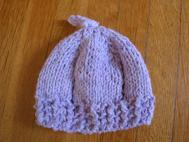 Lots of Eyelets Preemie Hat