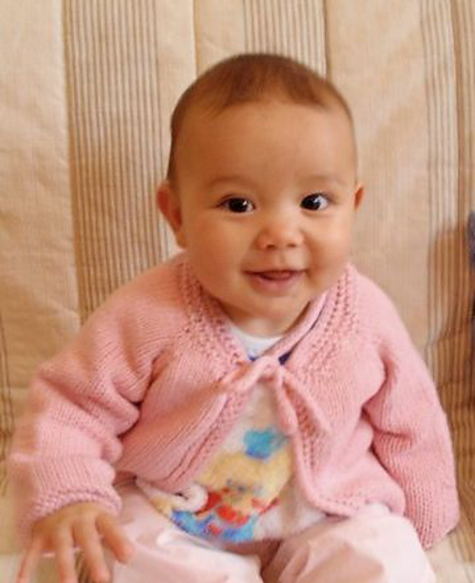 Butterfly Kisses Baby Sweater 